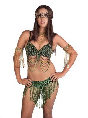 Mardi Gras bra with Swags