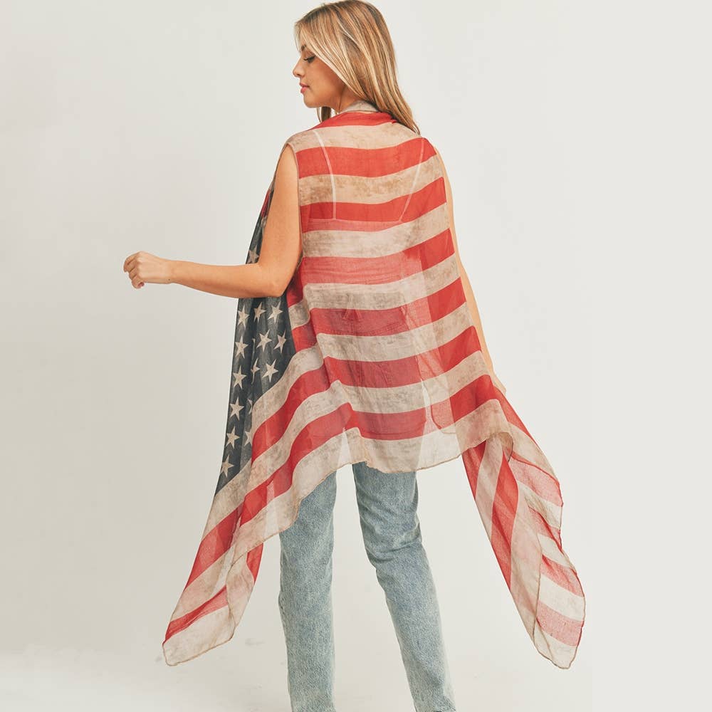 American Flag Kimono
