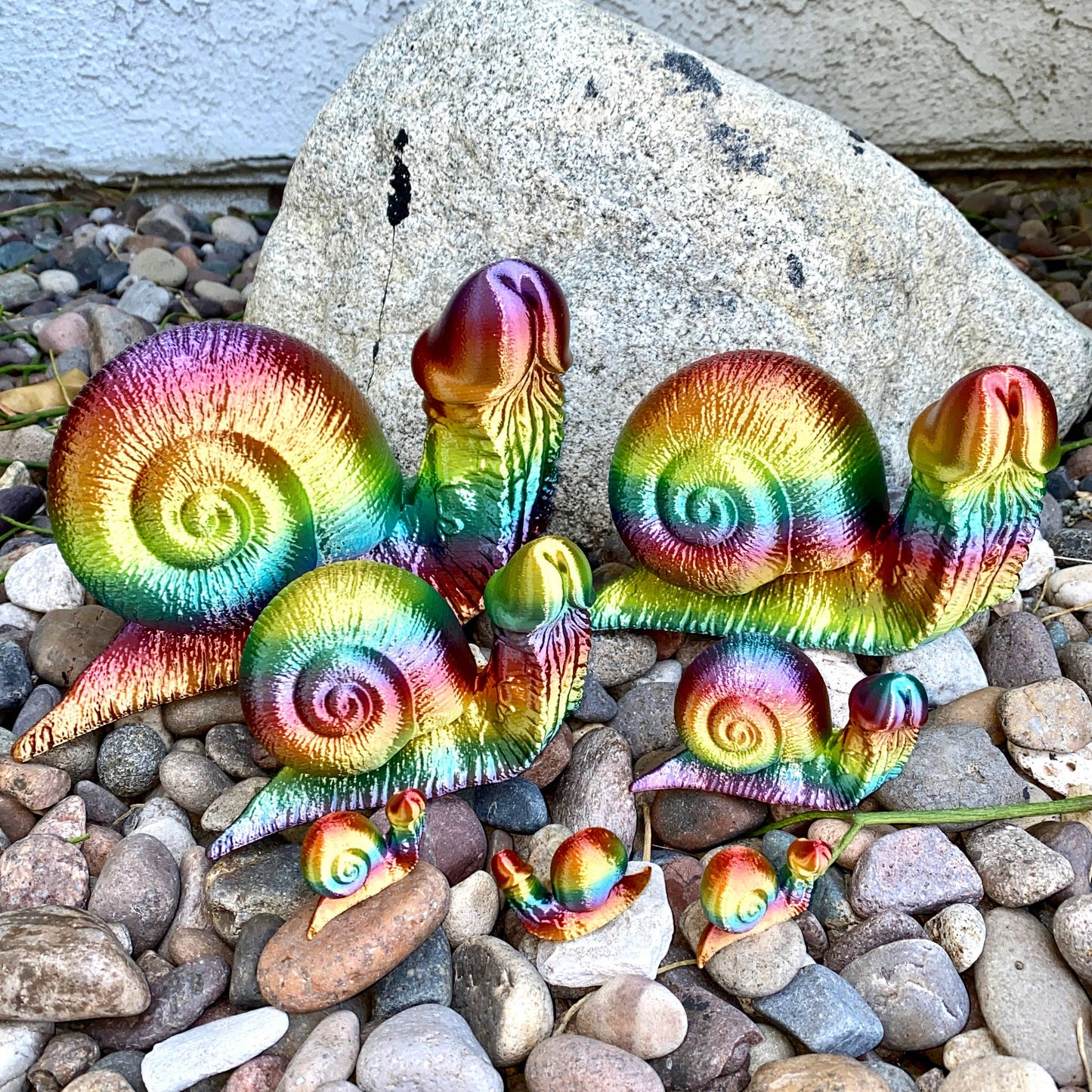 Rainbow Dick Snail Garden Penis Fucktopus Angry Octopus