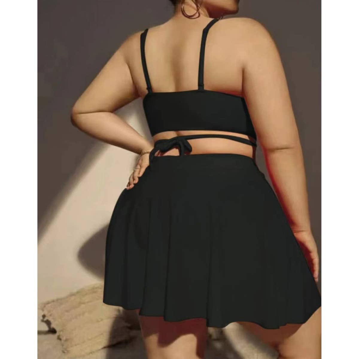 Sexy Plus Size Bikini 3/Set - High Waist Swimsuit_CWMW0213