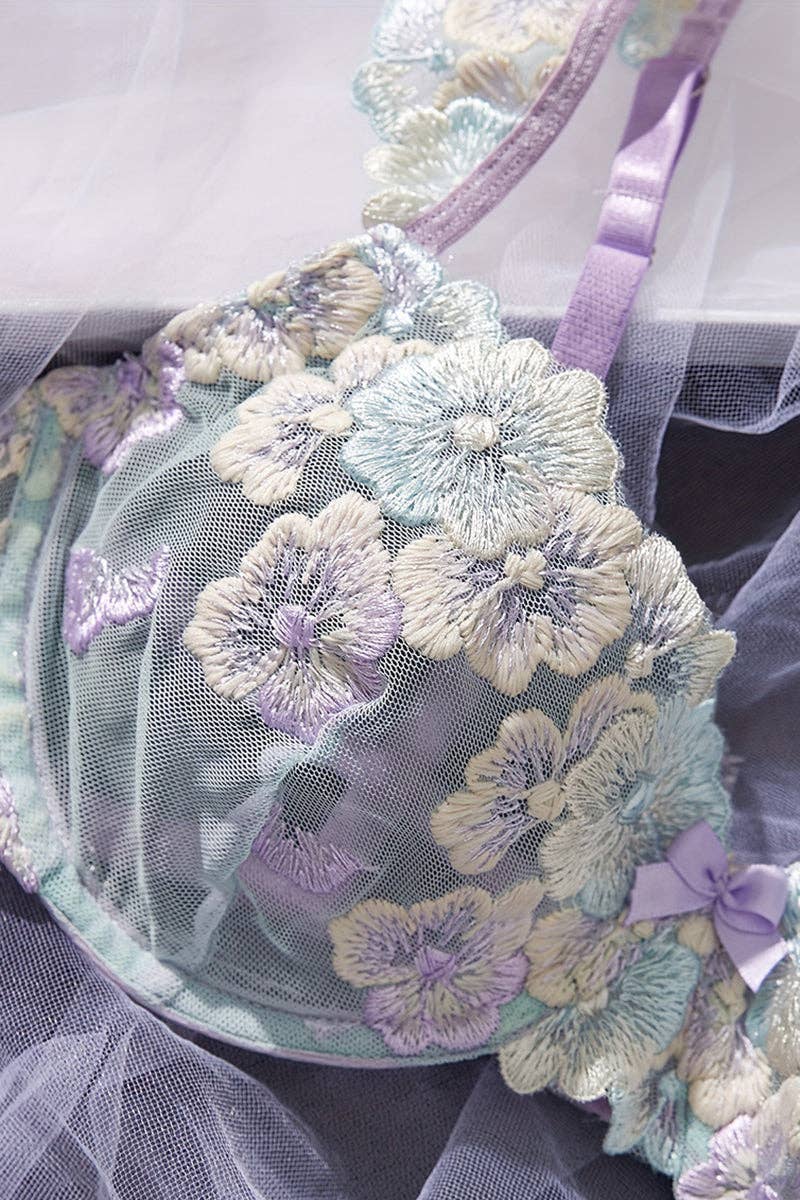 Floral Lace Lingerie Set