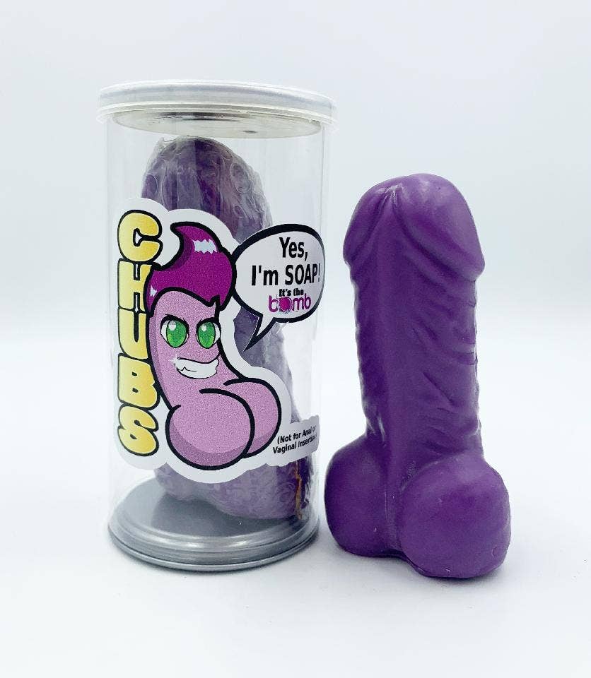 Chubs Penis Party -ASSORTED COLORS Soaps in Pop-Top Can