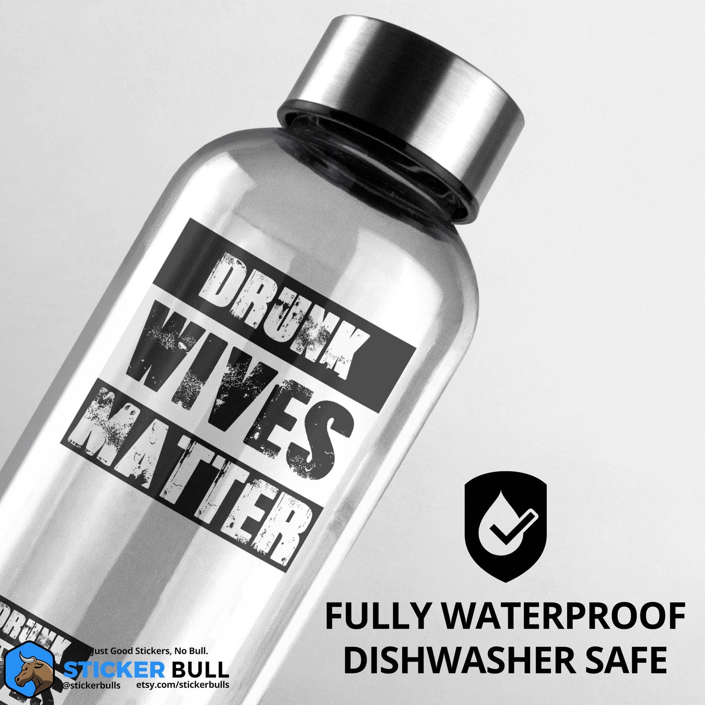 Drunk Wives Matter Sticker, Vinyl Stickers, Meme Sticker, Meme, Funny Sticker, Bumper Sticker Funny, Stickers, Wife Gift, Funny Gift