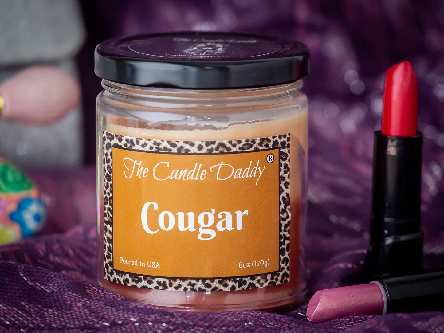 Cougar Jar Candle - Funny one of a kind- NEW