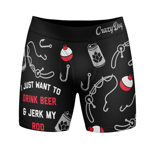 I Just Want To Drink Beer And Jerk My Rod Father's Day