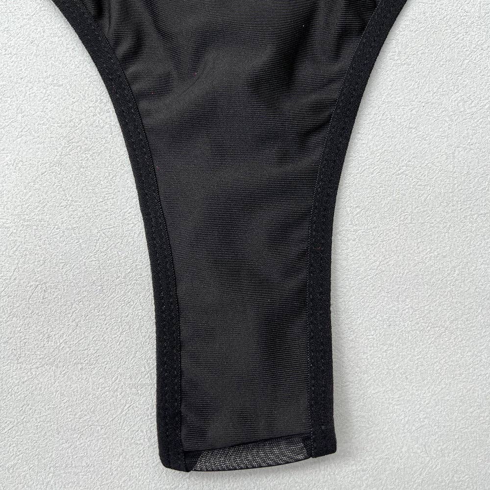 Ladies Floral Embroidery Lingerie See Through Teddy SKLG4028