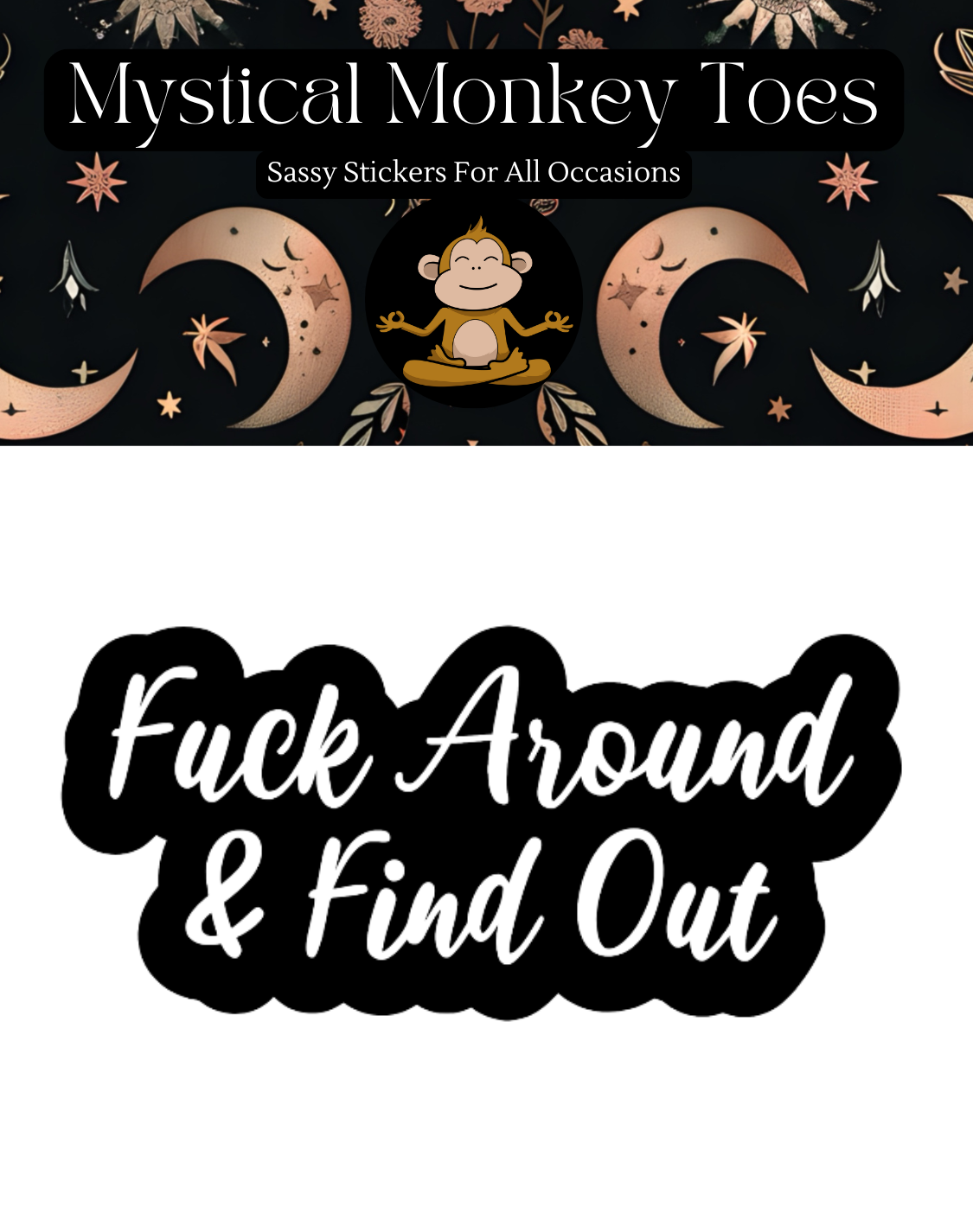 Funny FAFO Vinyl Sticker
