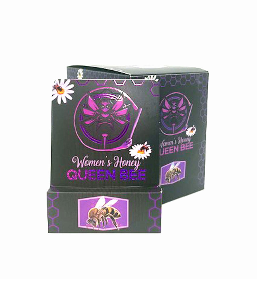 "Queen Bee Female Enhancement Honey 24 Ct Display - (Net) PW-EQBH"