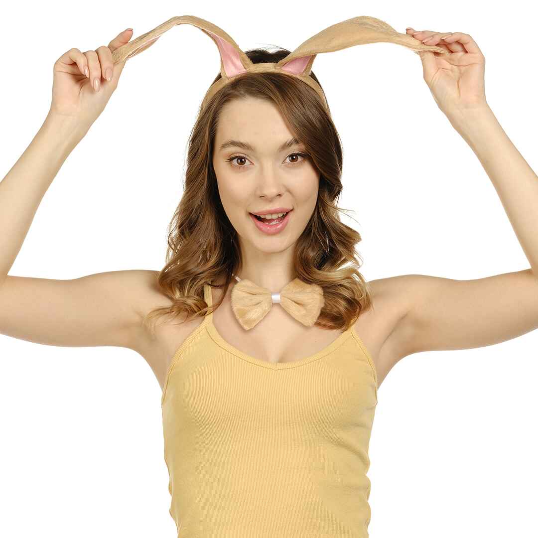 Bunny Ears Headband Kit - Mellow Ears with Tail and Bowtie