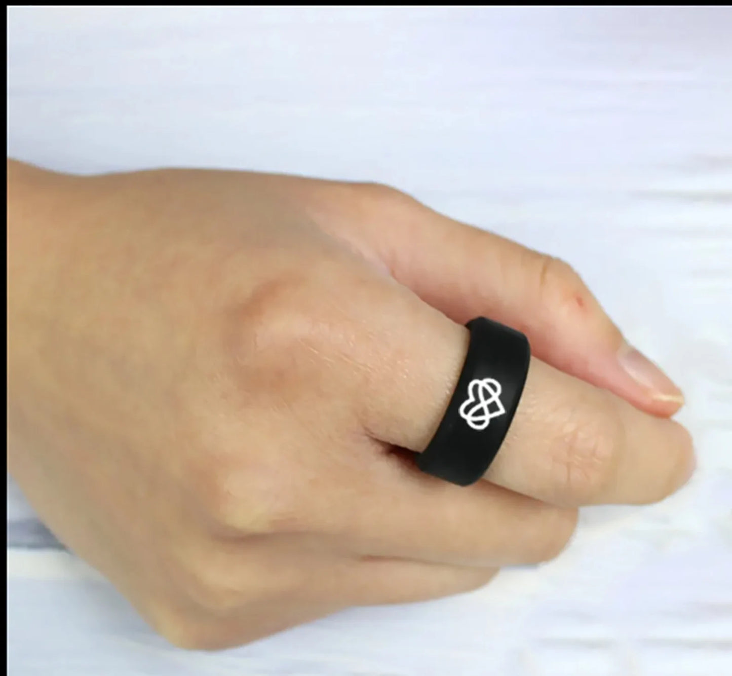 Polyamory Symbol Silicone Ring