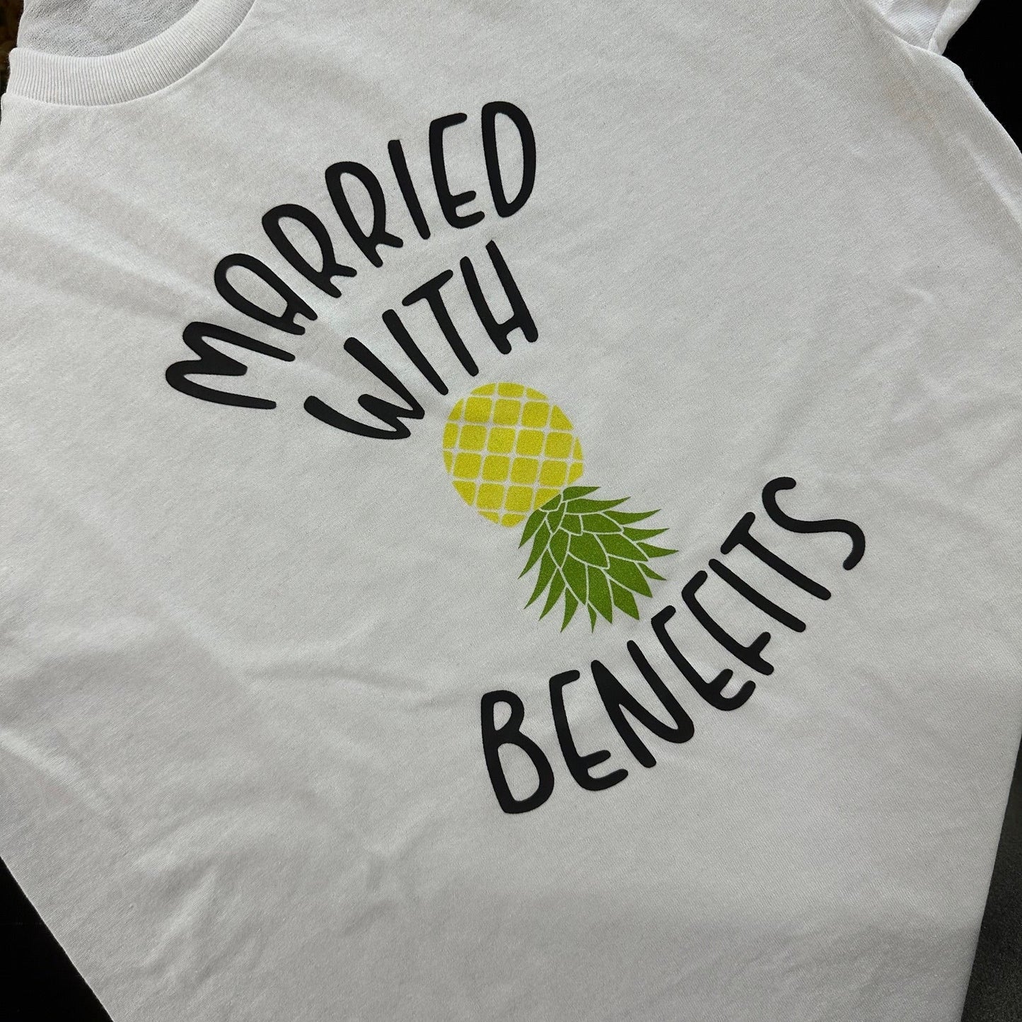 Married With Benefits- T-shirt- white