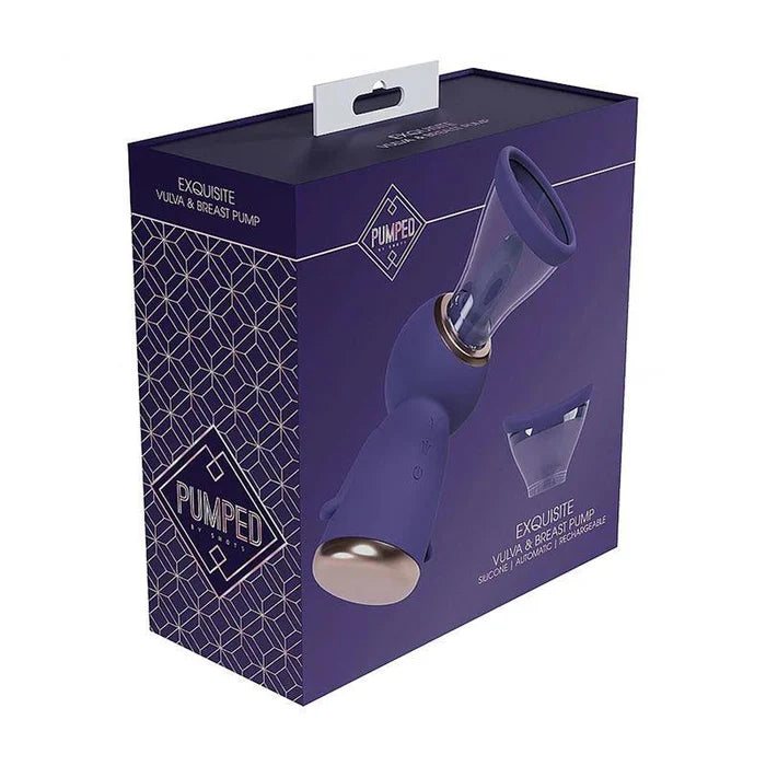 Pumped - Exquisite - Automatic - 13-Speed - Silicone - Rechargeable Vulva & Breast Pump
