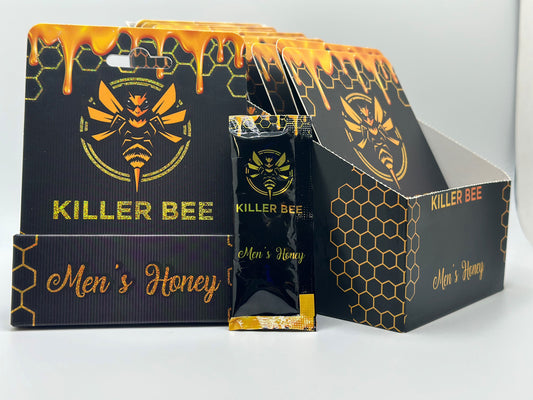 "Killer Bee Honey Male Enhancer 24 Ct Display - (Net) PW-EKBH"