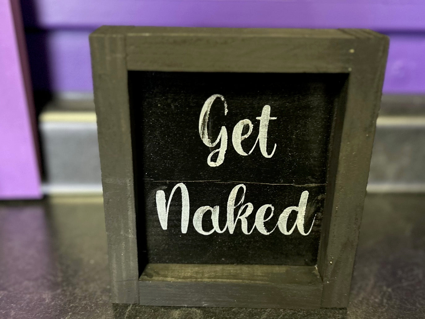 Wood frame signs